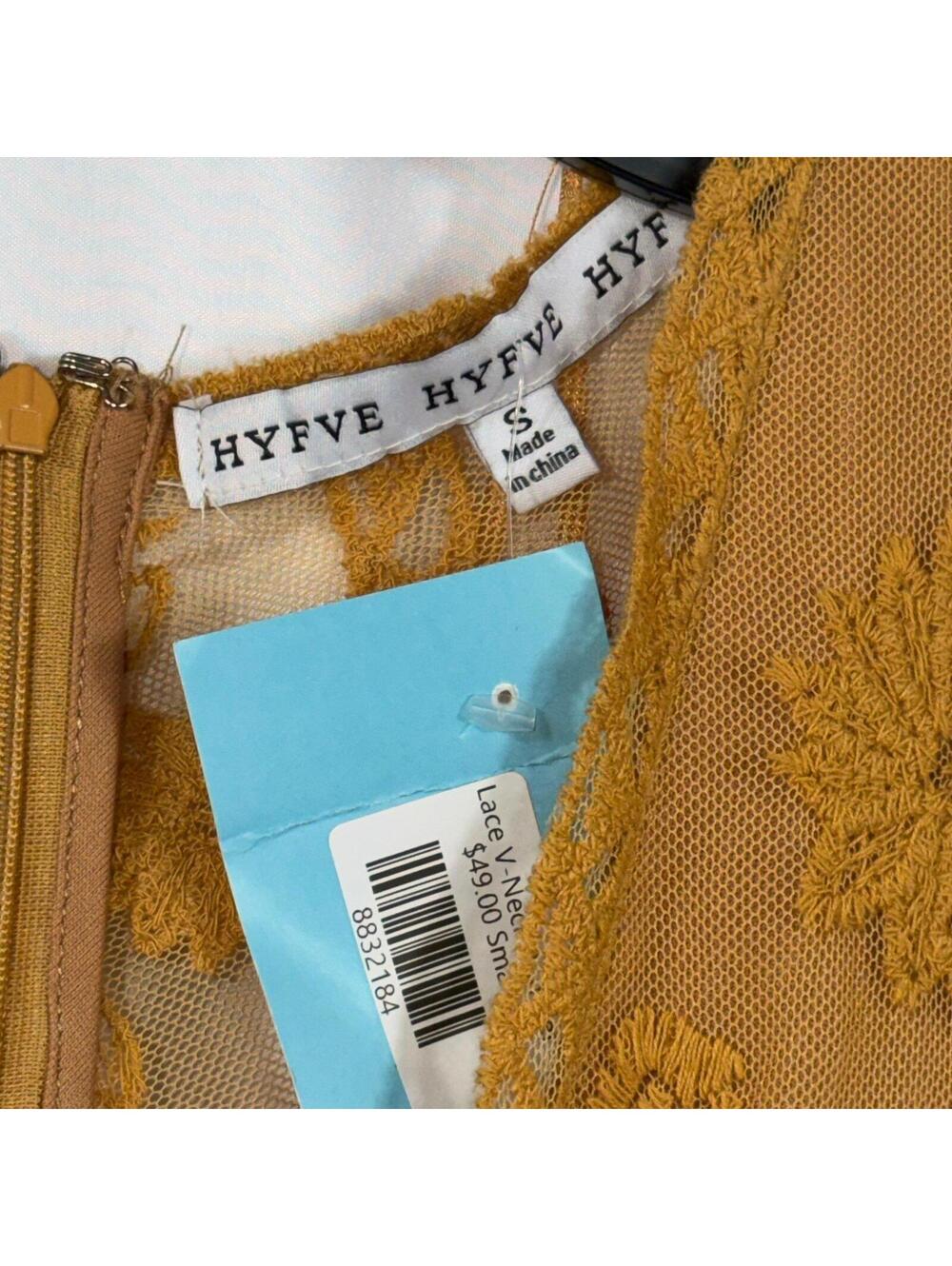 HYFVE Mustard Lace Romper Size Small NWT - Picture 6 of 9